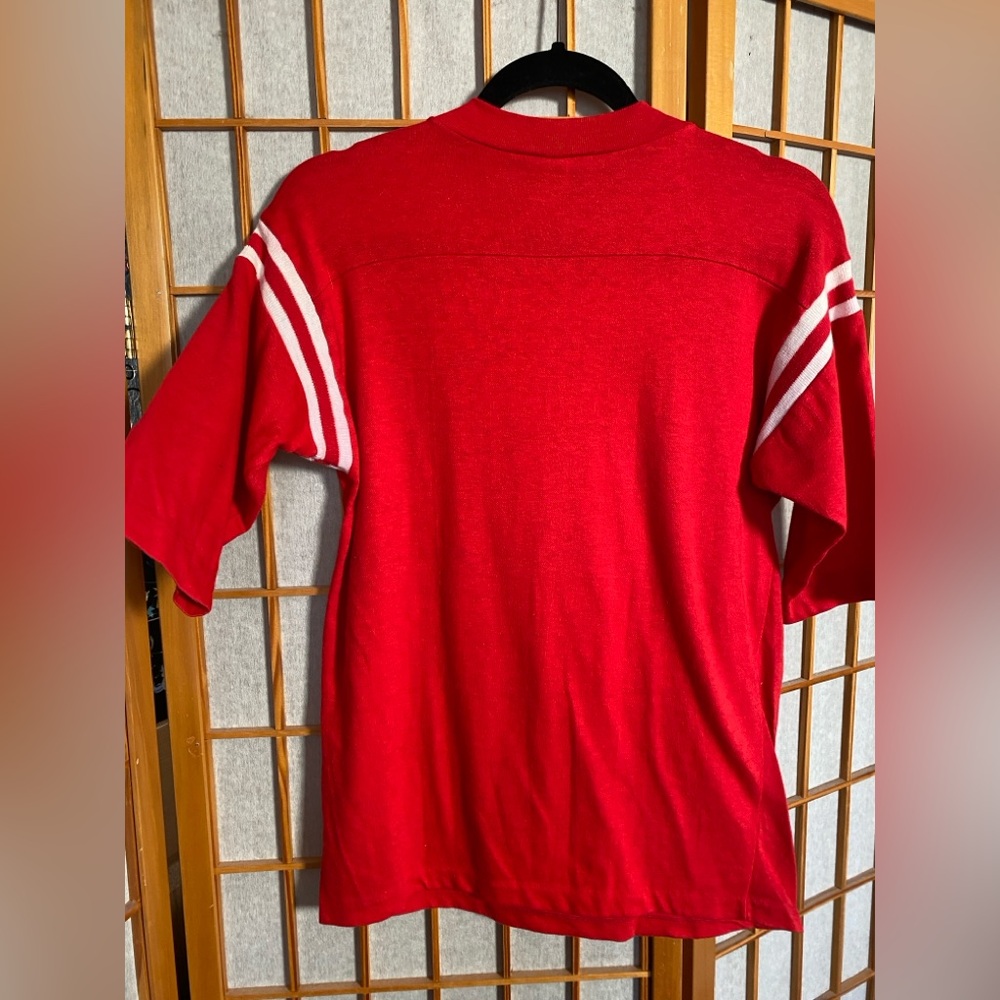 Vintage Retro Artex STANFORD Football Jersey Tshirt 3/4 sleeve 60s 70s throwback - Picture 4 of 11